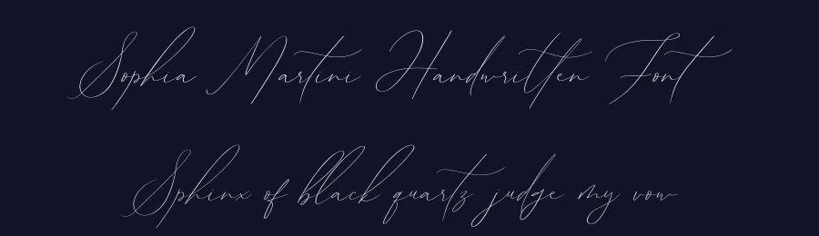 Sophia Martini Handwritten Font by Letteralle — Script Handwritten Font — thumbnail 2