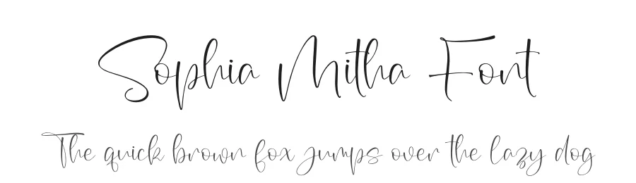 Sophia Mitha Font by letterenastudios — Script Handwritten Font