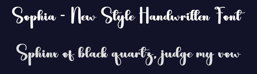 Sophia – New Style Handwritten Font by andikastudio — Script Handwritten Font — thumbnail 2