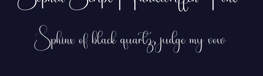 Sophia Script Handwritten Font by inermediaSTUDIO — Script Handwritten Font — thumbnail 2