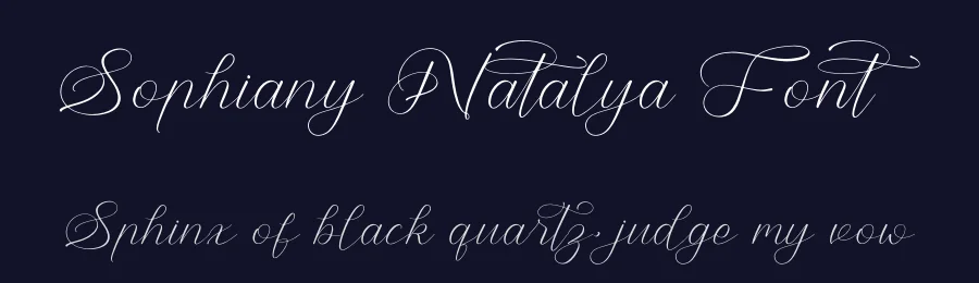 Sophiany Natalya Font by letterenastudios — Script Handwritten Font — thumbnail 2