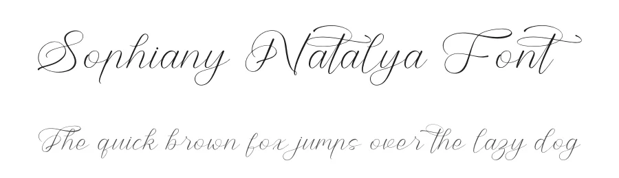 Sophiany Natalya Font by letterenastudios — Script Handwritten Font