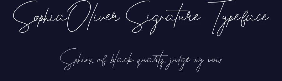 SophiaOliver Signature Typeface by zerologic studio — Decorative Font — thumbnail 2