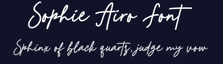Sophie Airo Font by airotype — Script Handwritten Font — thumbnail 2
