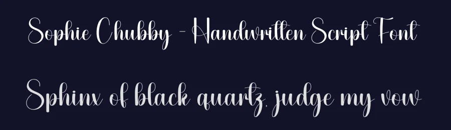 Sophie Chubby – Handwritten Script Font by andikastudio — Script Handwritten Font — thumbnail 2