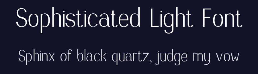 Sophisticated Light Font by Maria Rudkovska — Sans Serif Font — thumbnail 2
