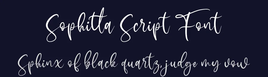 Sophitta Script Font by letterenastudios — Script Handwritten Font — thumbnail 2