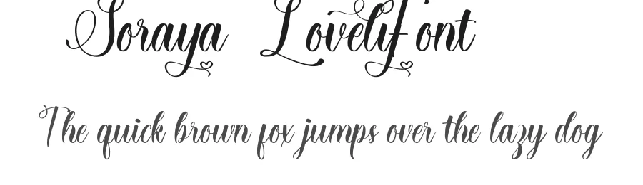 Soraya Lovely Font by noahtype — Script Handwritten Font