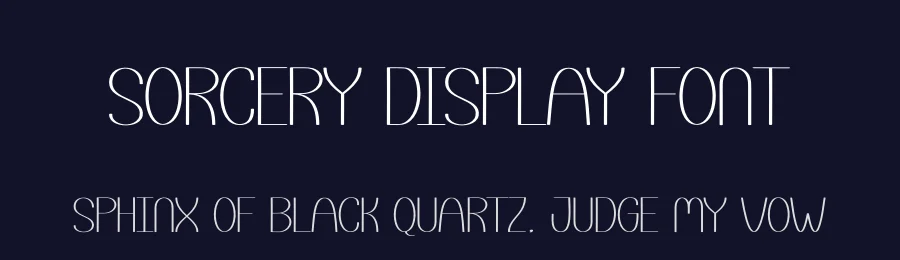 Sorcery Display Font by andikastudio — Display Font — thumbnail 2