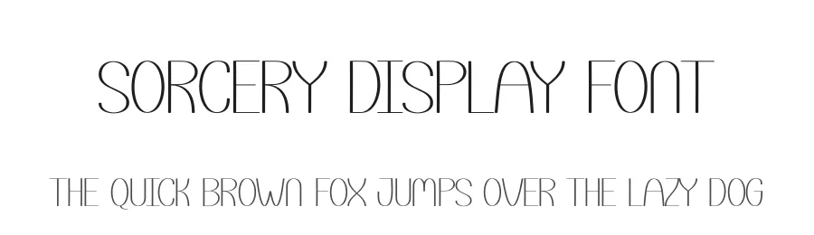 Sorcery Display Font by andikastudio — Display Font