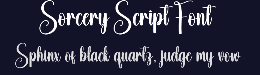 Sorcery Script Font by creativeletter — Script Handwritten Font — thumbnail 2