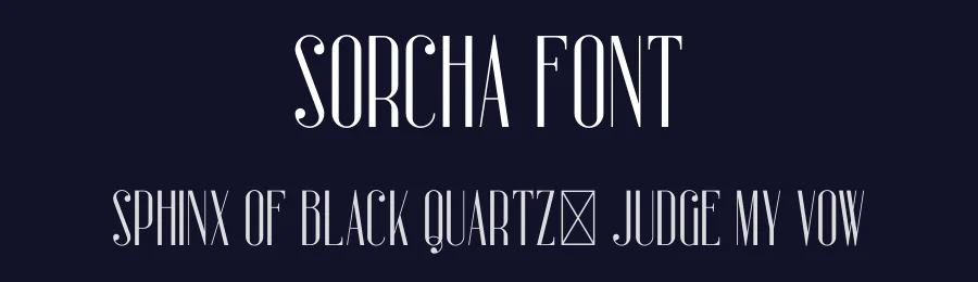 Sorcha font by vp_creative_shop — Display Font — thumbnail 2