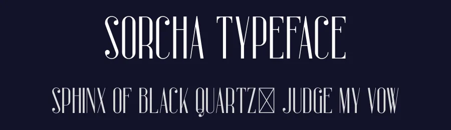 Sorcha Typeface by vp_creative_shop — Display Font — thumbnail 2