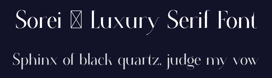 Sorei – Luxury Serif Font by Rautan Studio — Serif Font — thumbnail 2