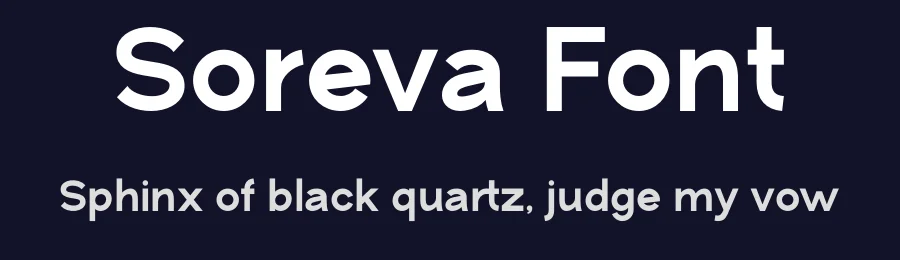 Soreva Font by MaikoHatta — Display Font — thumbnail 2
