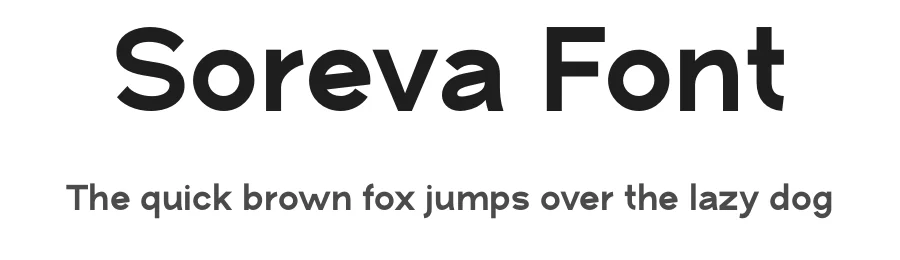 Soreva Font by MaikoHatta — Display Font