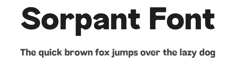 Sorpant Font by Jolicia Type Foundry — Display Font