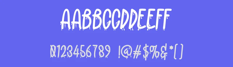 Sorrow Bloody Script Font by Maiko Hatta — Decorative Font — thumbnail 3