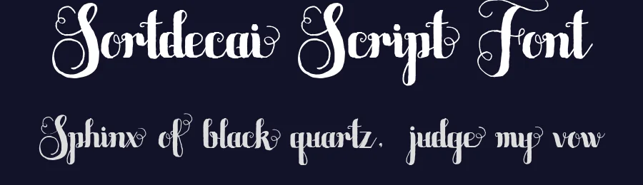 Sortdecai Script Font by Hamilton — Blackletter Font — thumbnail 2