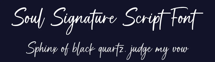 Soul Signature Script Font by fikryalstudio — Script Handwritten Font — thumbnail 2