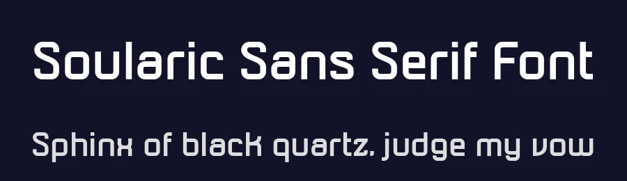Soularic Sans Serif Font by Lettersiro Co. — Sans Serif Font — thumbnail 2