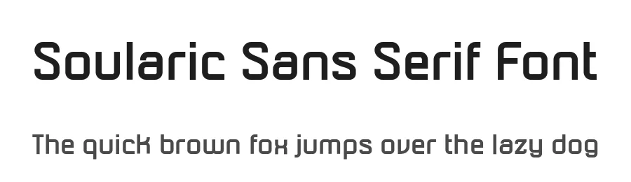 Soularic Sans Serif Font by Lettersiro Co. β Sans Serif Font