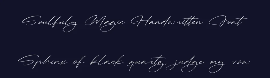 Soulfuly Magic Handwritten Font by Operatype.Co — Script Handwritten Font — thumbnail 2