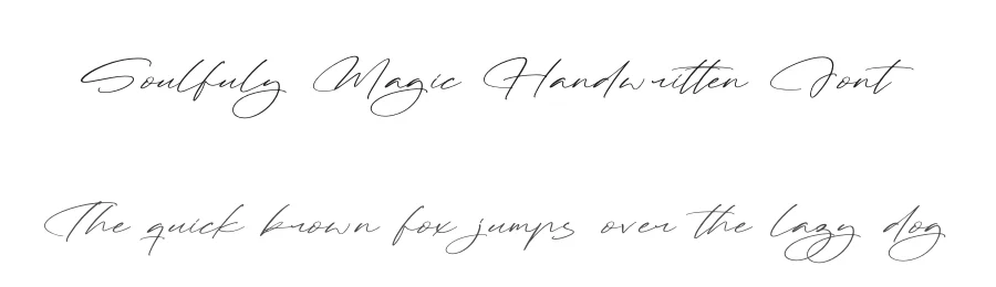 Soulfuly Magic Handwritten Font by Operatype.Co — Script Handwritten Font