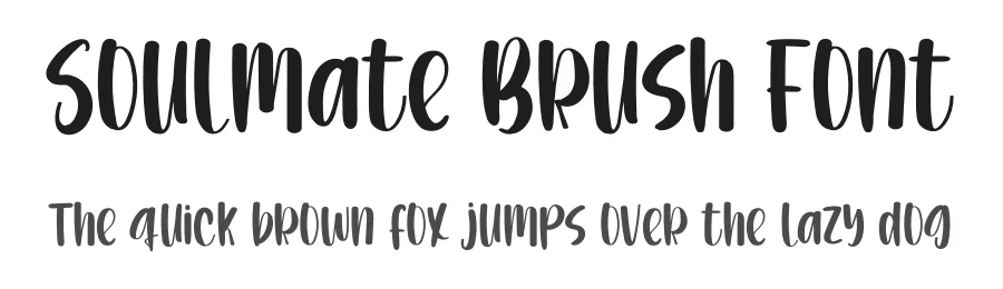 Soulmate Brush Font by inermediaSTUDIO — Script Handwritten Font