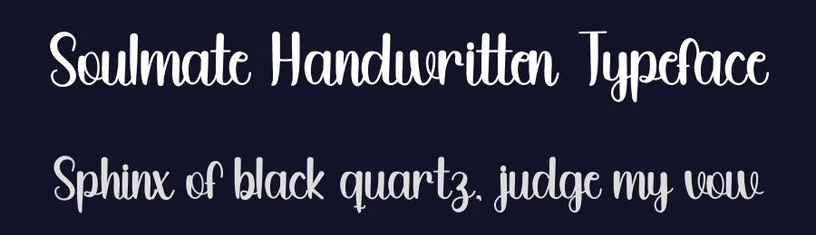 Soulmate Handwritten Typeface by inermediaSTUDIO — Script Handwritten Font — thumbnail 2