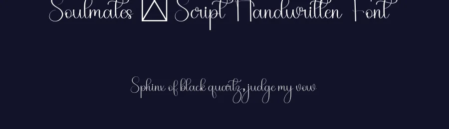Soulmates – Script Handwritten Font by freshtypeink — Script Handwritten Font — thumbnail 2