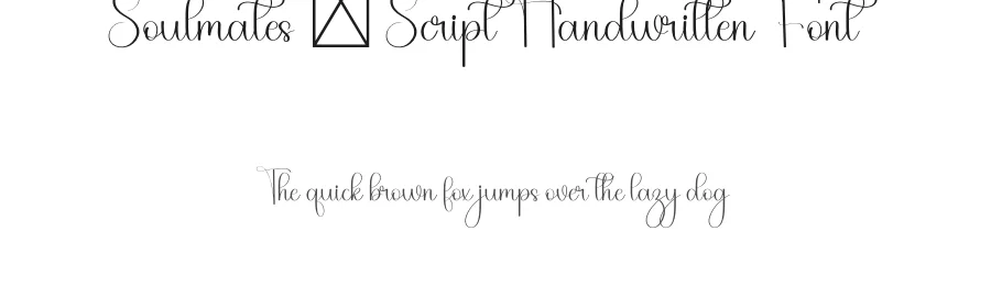 Soulmates – Script Handwritten Font by freshtypeink — Script Handwritten Font