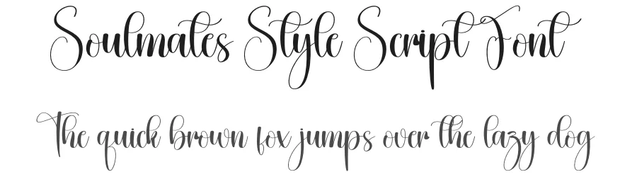 Soulmates Style Script Font by creativeletter — Script Handwritten Font