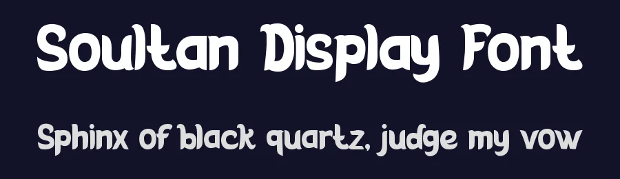 Soultan Display Font by Pinisiart — Display Font — thumbnail 2