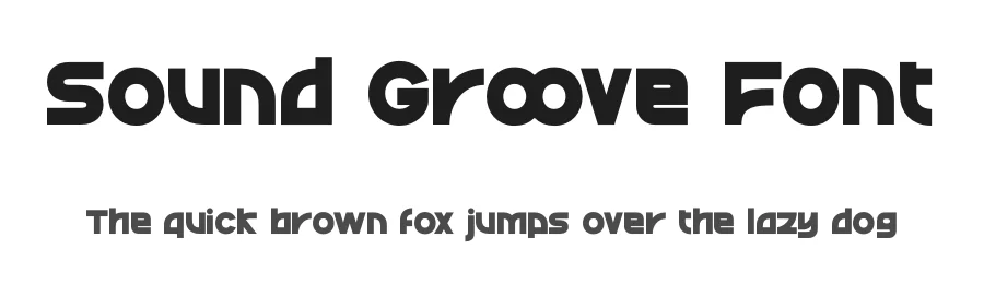 Sound Groove Font by timelesstype.co — Display Font