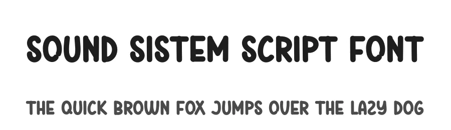Sound Sistem Script Font by andikastudio — Script Handwritten Font