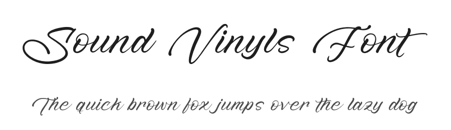 Sound Vinyls Font by letterenastudios — Script Handwritten Font