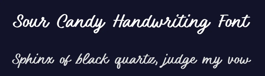 Sour Candy Handwriting Font by Littlehand — Script Handwritten Font — thumbnail 2
