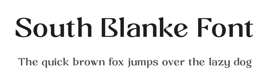 South Blanke Font by Amorfa Type — Sans Serif Font