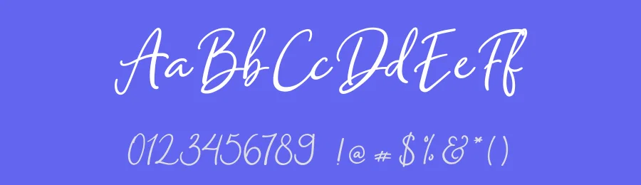 South Dallas Script Font by ReyreyBlue — Script Handwritten Font — thumbnail 3