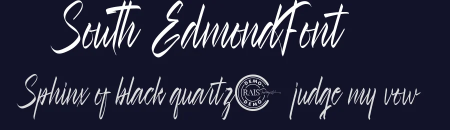 South Edmond Font by RaisProject — Script Handwritten Font — thumbnail 2