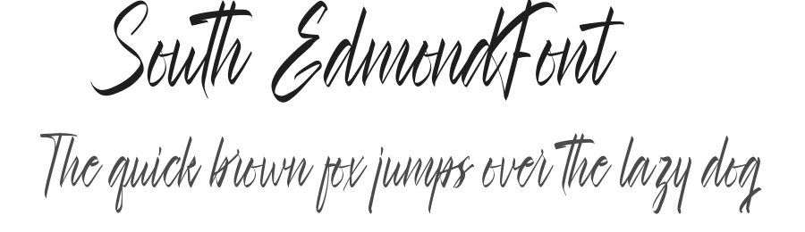 South Edmond Font by RaisProject — Script Handwritten Font