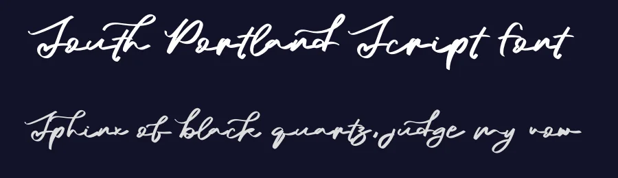 South Portland Script Font by agniardi — Script Handwritten Font — thumbnail 2