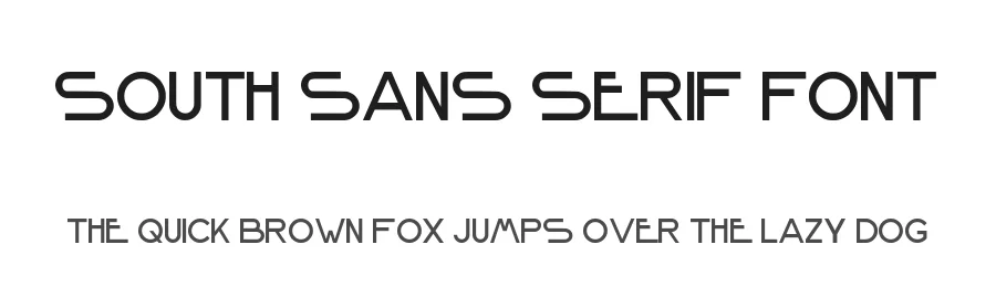 South Sans Serif Font by Eduard Chernov — Sans Serif Font