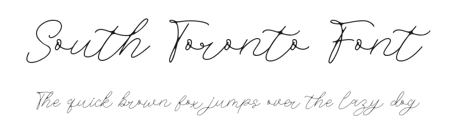 South Toronto Font by JunCreative — Script Handwritten Font