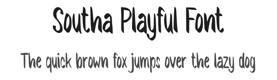 Southa Playful Font by Pinisiart — Display Font