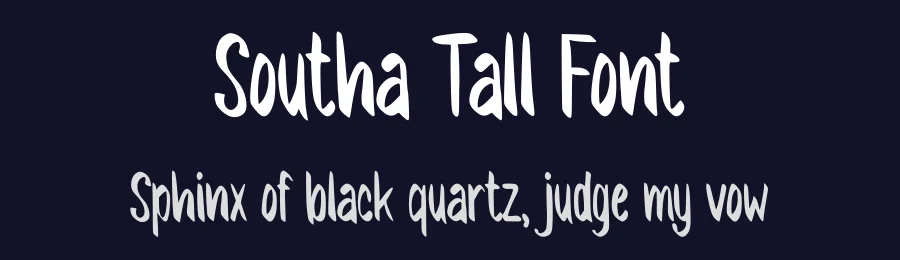 Southa Tall Font by Pinisi ART — Decorative Font — thumbnail 2