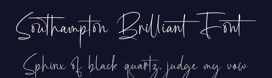 Southampton Brilliant Font by stylishtype.co — Script Handwritten Font — thumbnail 2