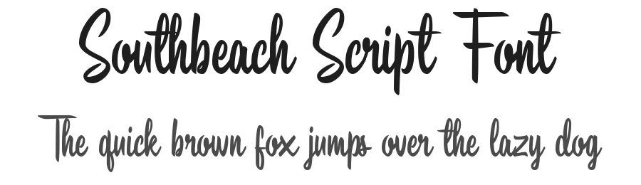 Southbeach Script Font by Wacaksara Co. — Script Handwritten Font