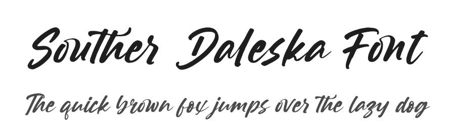 Souther Daleska Font by letterenastudios — Script Handwritten Font